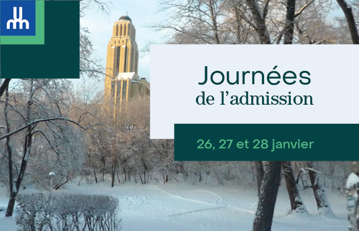 Journées admission UdeM
